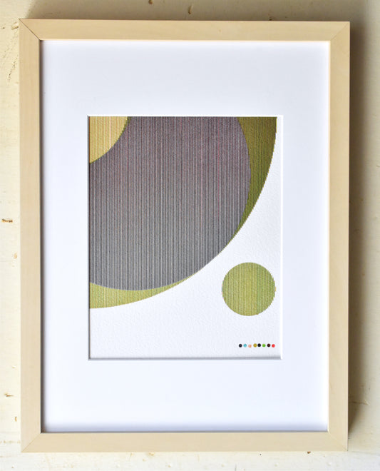 1/4 Circle Color Study 02 - 8"x10" Plot