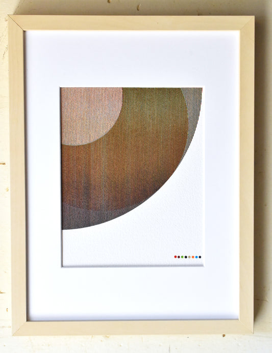 1/4 Circle Color Study 01 - 8"x10" Plot